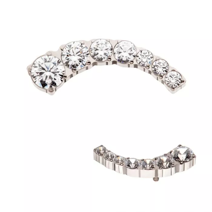 7-Gem Tapered Cluster