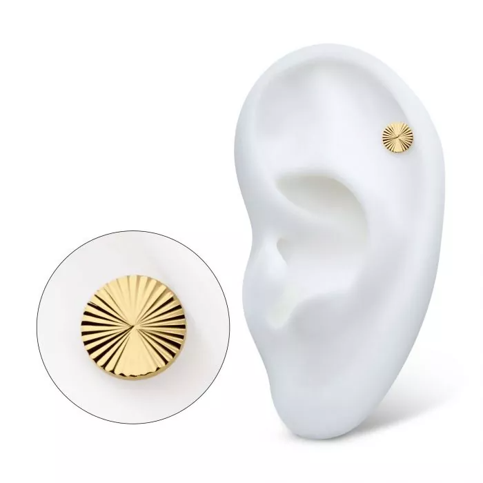 24k Gold Round Fan