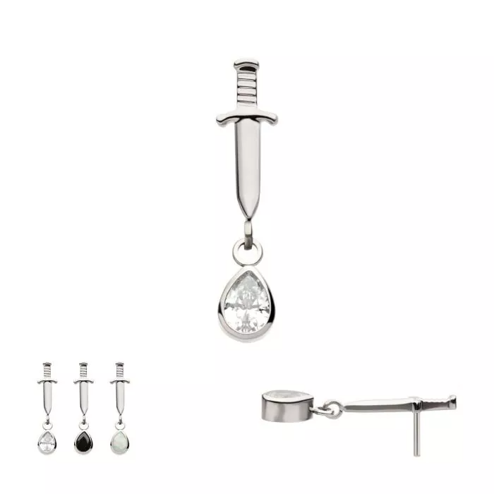 Dagger w/ Teardrop Gem