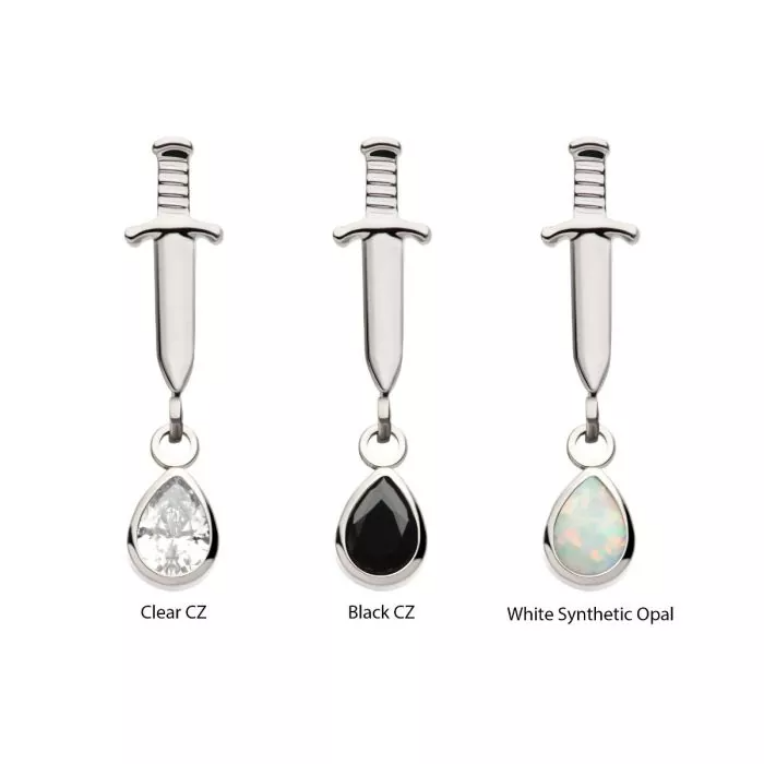 Dagger w/ Teardrop Gem