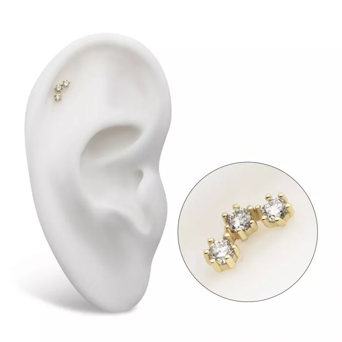 14k Gold Diamond Constellation