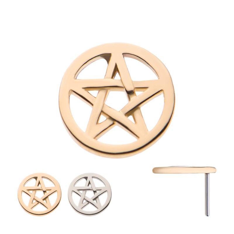 Pentagram sale earrings studs