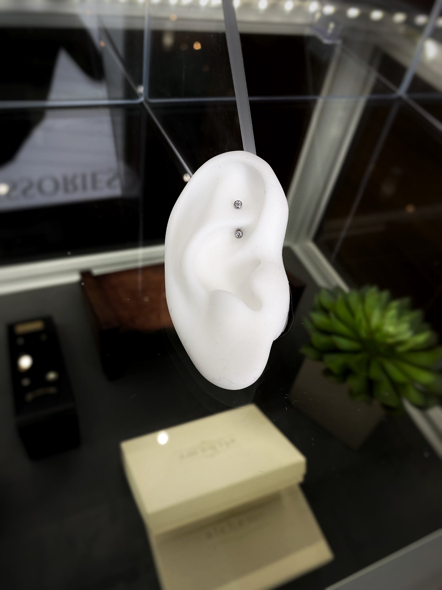 Curved Barbell w/ Gems