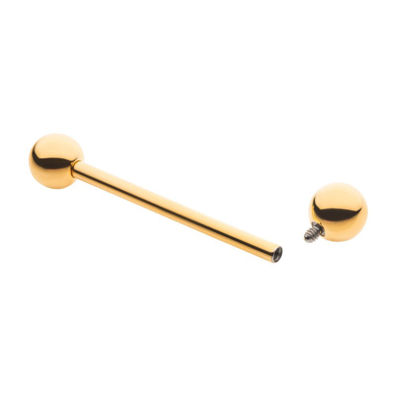 24k Gold Nipple Barbell