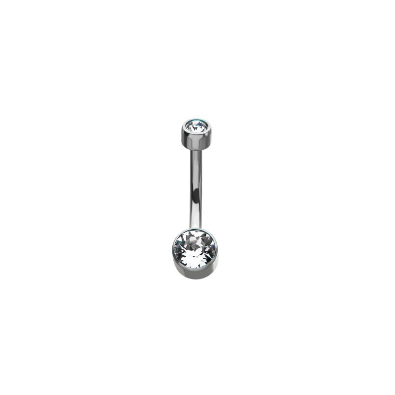 Bezel Navel Barbell