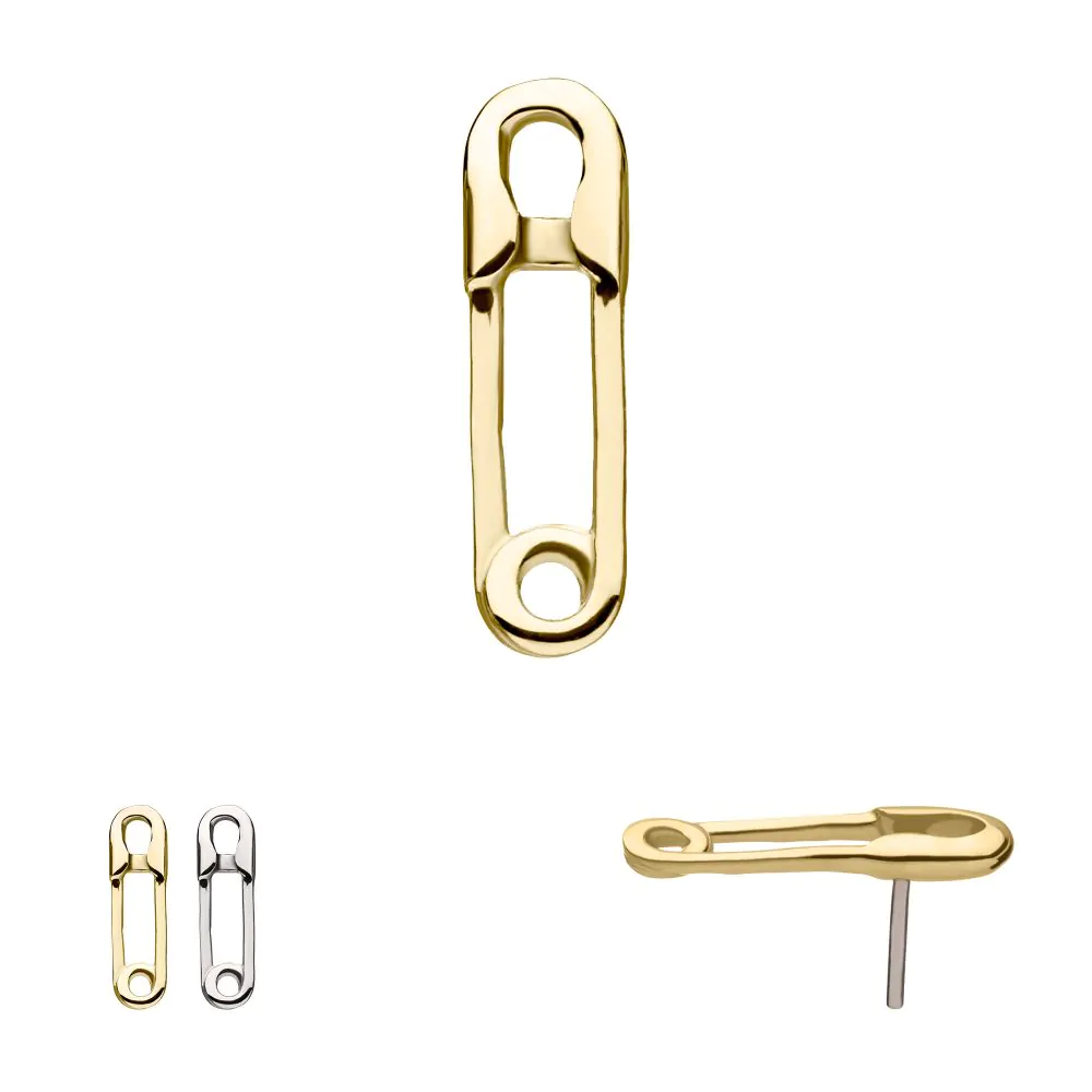 14k Gold Safety Pin