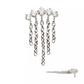 5-Gem Prong-Set Swarovski® Cluster w/ Chains