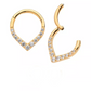 24k Gold Teardrop Swarovski® Clicker