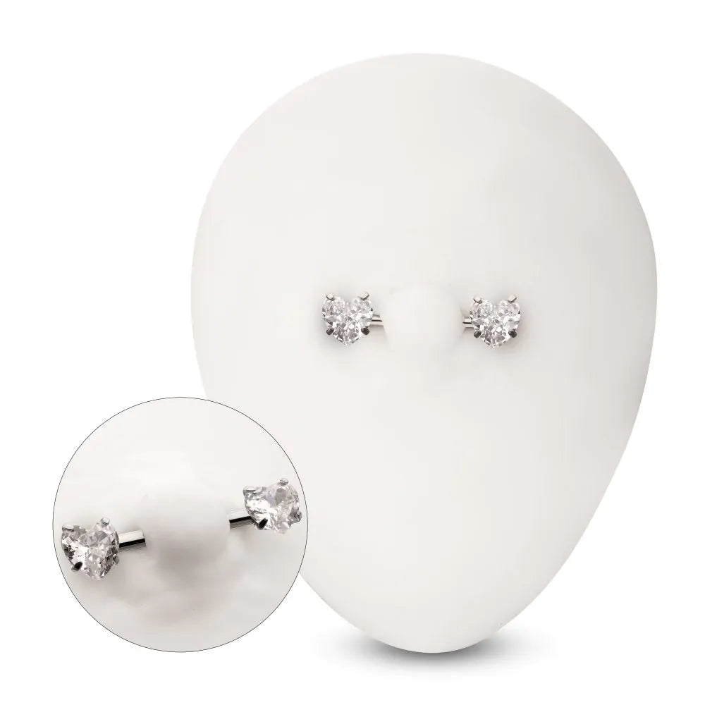 Heart Nipple Barbell