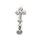 Cross w/ Dangle Gem