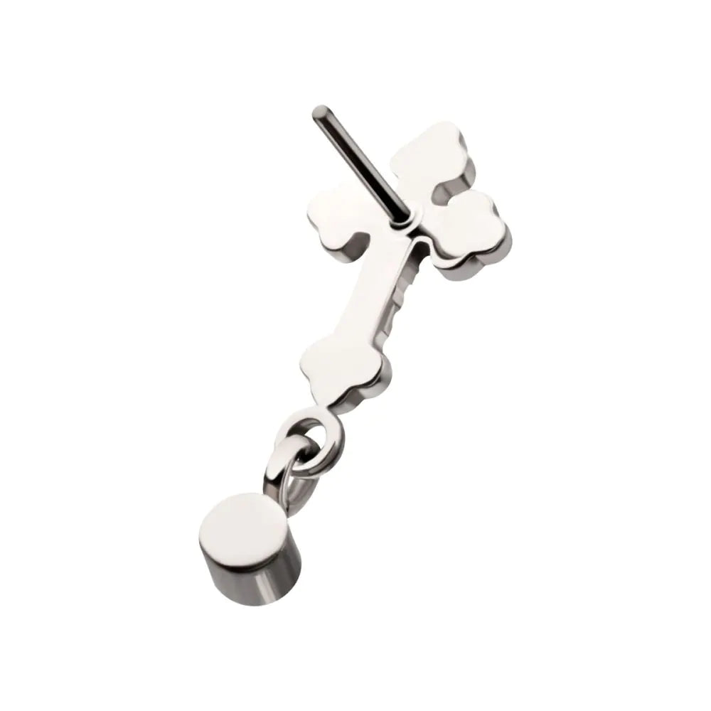 Cross w/ Dangle Gem