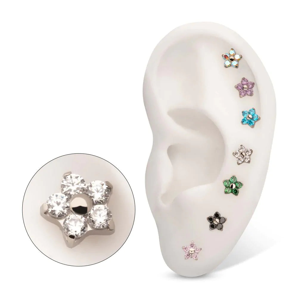 5-Gem Swarovski® Flower